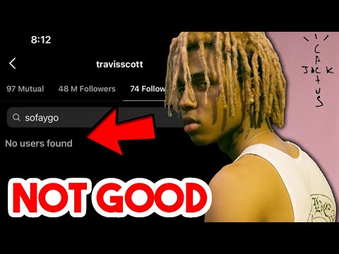 Travis Scott Unfollowed SoFaygo.. Not looking good 😬