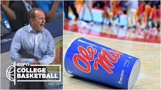 Ole Miss furious after Tennessee wins on late shot, charge call | College Basketball Highlights