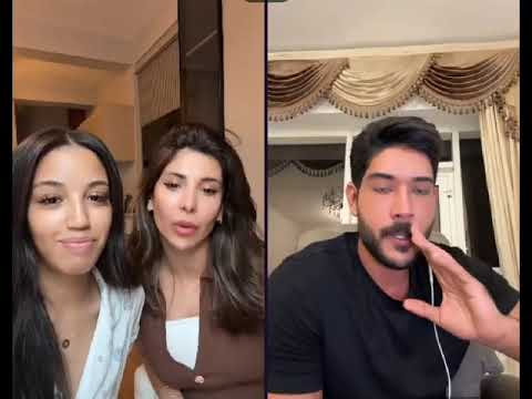 لايف منال المغربية وروبي مع مصري كلام كبير صارت اشياء محرجة قسمة ونصيب 4