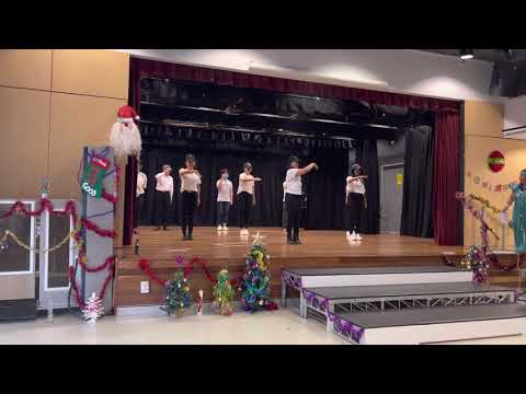 Tafe  QLD End year Christmas  student party  dance performance The Fight Song by Student SA2 class