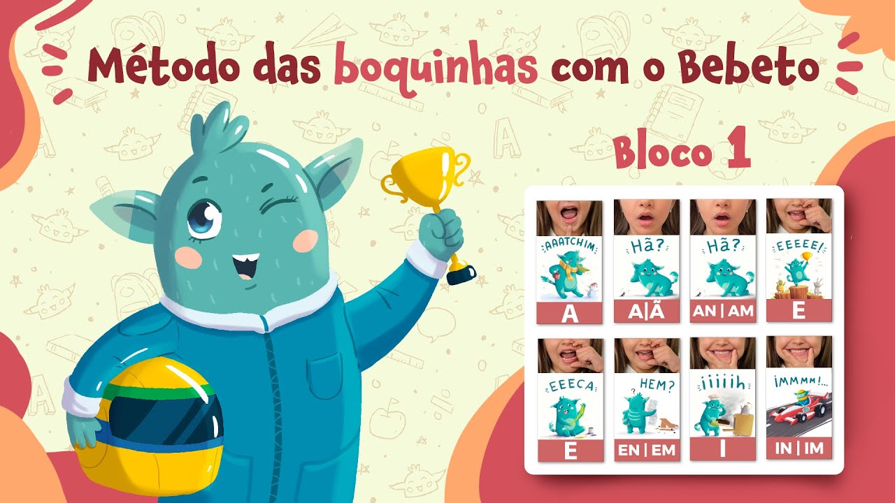 BEBETO E O MÉTODO DAS BOQUINHAS - LETRAS A, E e I