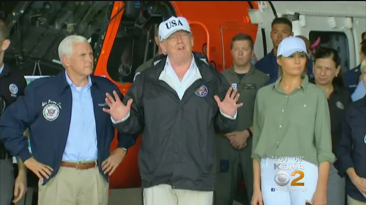 Trump Visits Irma Victims In Florida