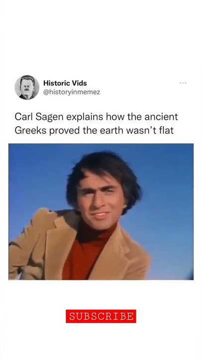 Carl Sagan on EARTH IS FLAT