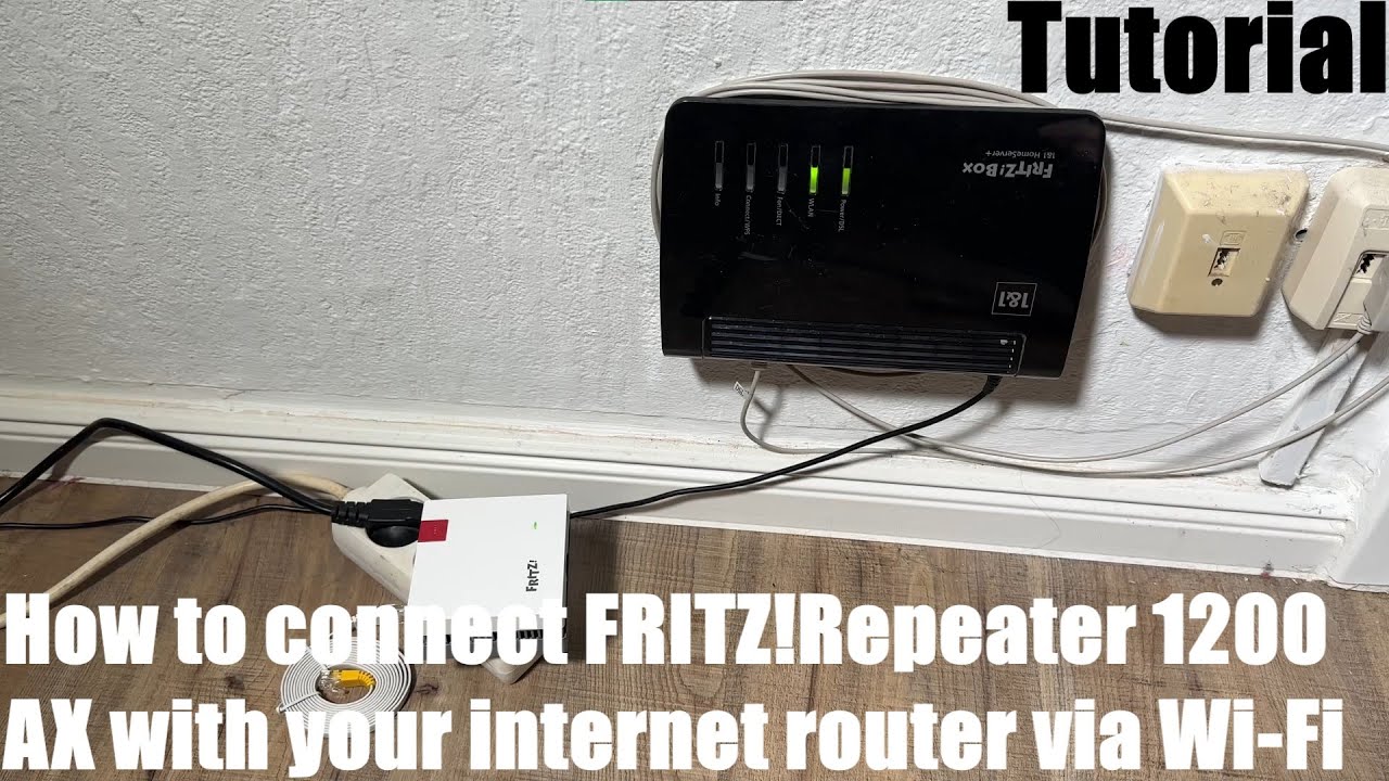 How to connect FRITZ!Repeater 1200 AX with your internet router
