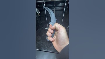 3d Printing A Karambit Knife