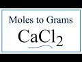 Moles and Grams Conversions