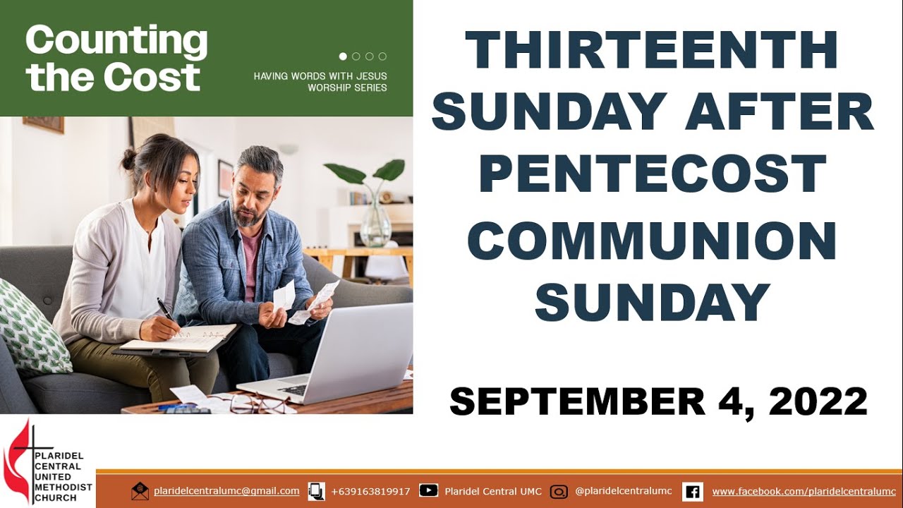 PCUMC Sunday Worship September 4, 2022