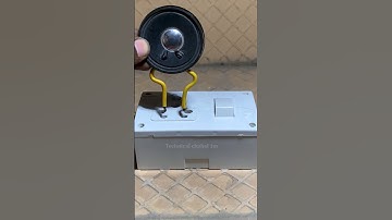 5 watt speaker vs. (220V) Electricity #experiment #shorts