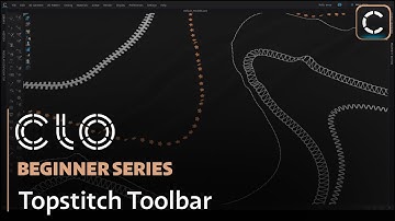 CLO3D for Beginners: Topstitch Toolbar | 3D Vastra #clo3dtutorial #3dfashion #fashion #youtube