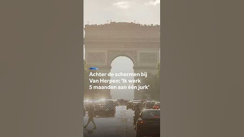 Achter de schermen bij Van Herpen: 