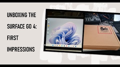 Exploring the Surface Go 4: Unboxing, Setup, and Initial Impressions