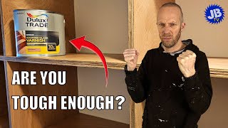 Dulux Trade Diamond Glaze Varnish - Tough Enough For My New Shoe Shelf Unit? by Justin Bailly JBTV 472 views 2 months ago 8 minutes, 59 seconds