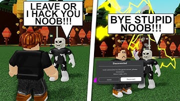 NOOB DISGUISE TROLLING He HACKED ME! Roblox Build a Boat
