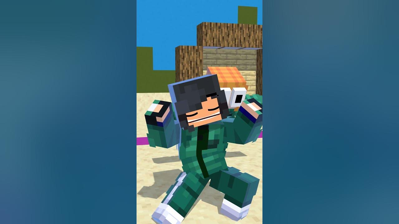 When lonely dancer enters squid game!! 🤣🤣🤣 #aphmau #minecraft #kolongocraft