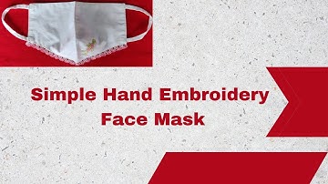 Very Easy New Style Cotton Emb Mask/Face Mask Sewing Tutorial - How to Make Simple Face Mask At Home