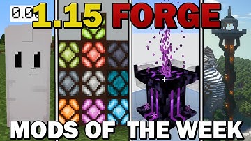 Minecraft 1.15 Forge Mods Of The Week | Not What It Seems, Sandbag, Teleport++, Inventula, And More!