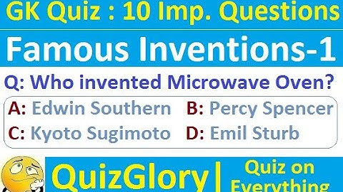 Famous Inventions & Inventors : MCQ GK Quiz with answers (Part-1)