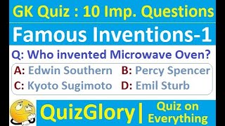 Famous Inventions & Inventors : MCQ GK Quiz with answers (Part-1) screenshot 4