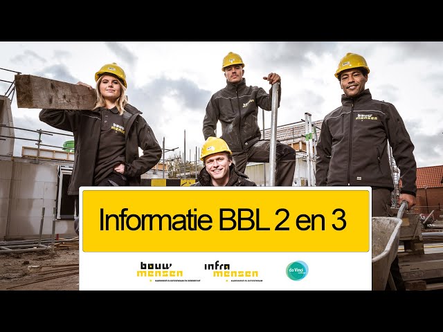 Info BBL 2-3 Bouwopleidingen ism Bouwmensen