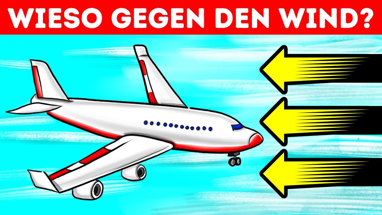 Bei Welcher Geschwindigkeit Hebt Ein Flugzeug Ab Wieso Flugzeuge gegen den Wind abheben und landen - YouTube