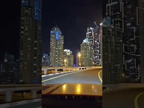 night view from Dubai Burjkhalifa Epic views of the tallest tower in the world! 😍 #burjalarab #dubai