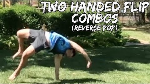 Two Handed Flip Combos: Reverse Pop Transition | Tricking Tutorial #134
