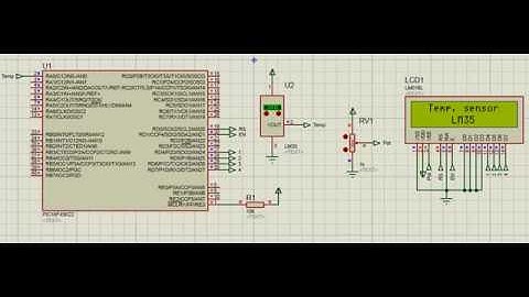 Temp LM35 - PIC microcontroller