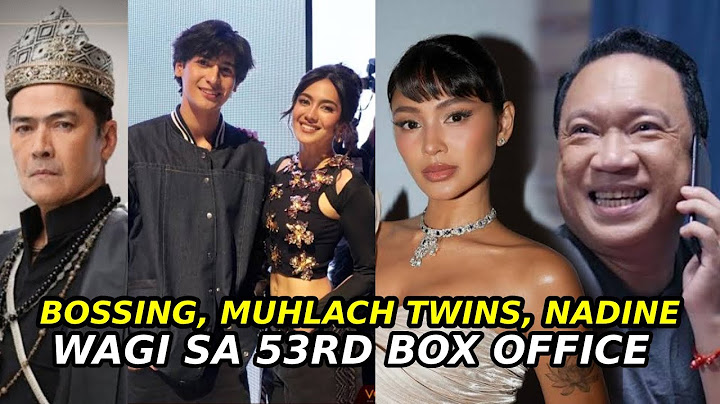 WAGI Sila Bossing Vic Sotto, Muhlach Twins, Nadine Lustre Sa 53rd Box Office Entertainment | PT