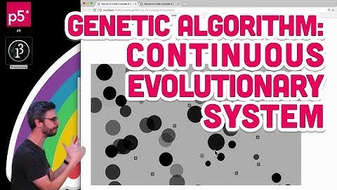 9.10: Genetic Algorithm: Continuous Evolutionary System - The Nature of Code