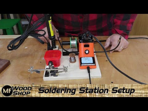 Basic Indoor Soldering Station Setup