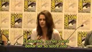 Comic Con Press Conference, Robert, Kristen e Taylor- Legendado