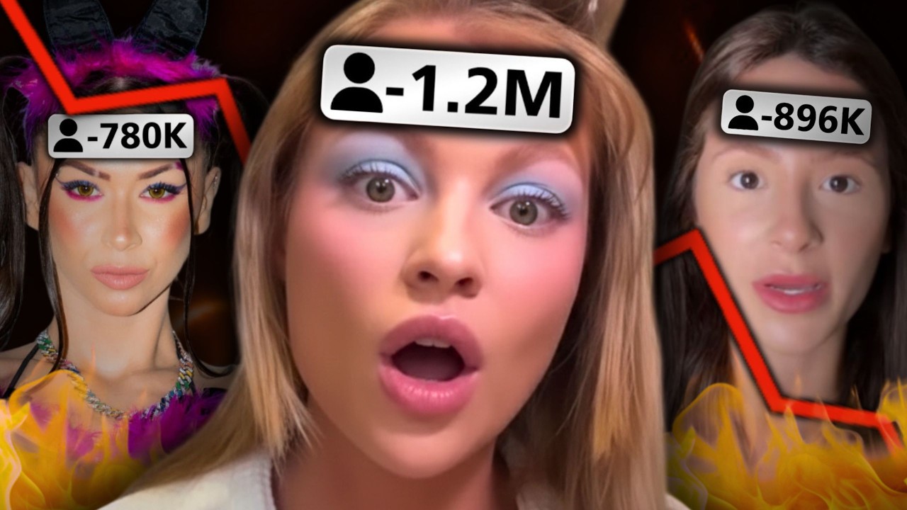 As quedas mais SATISFATÓRIAS de influencadoras