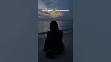 Jo Alfaaz Se Zyada Kihamoshi Ko Samjhe.!!#blackscreensatatus #tahirwrites01