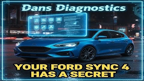 Unlocking the Secret Hidden Menu in Ford SYNC 4