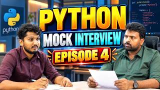 Python Mock Interview  Episode - 4 | Test Your Interview Skills | Python Training Institute In Hyd