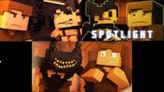 All Minecraft animation Bendy and the ink machine 1-3 with clearer AndyBTTF