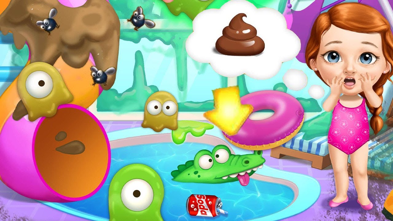 Hotel Makeover Games - Sweet Baby Girl Hotel Cleanup - Play Cleaning Fun - Cartoons Games for Kids