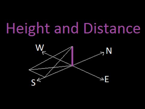 Trigonometry : 3D Height And Distance Problem Involving 3 Triangles : HARD