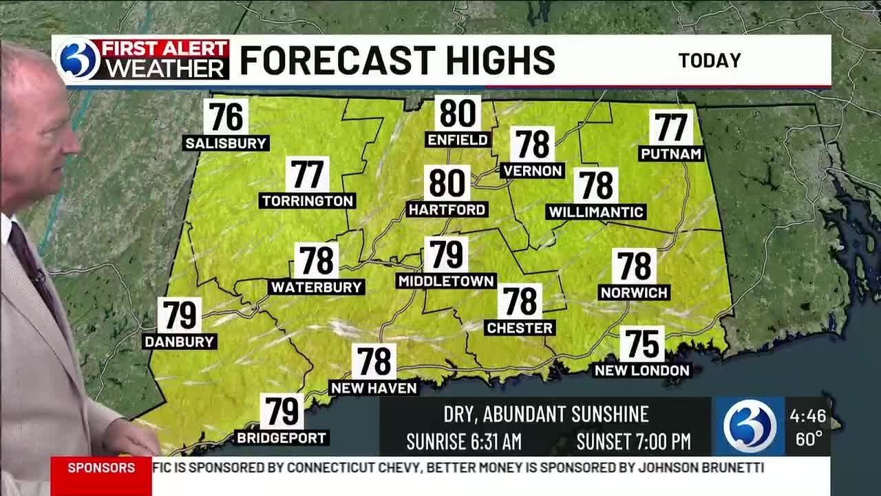 FORECAST: Dry and bright to start the new workweek - YouTube