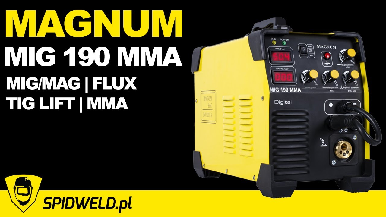 Spawarka Magnum MIG 190 II MMA new design - zestaw