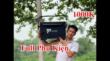 Thùng Câu Đài TING 32L Có Tựa Full Phụ Kiện Giá 1000k