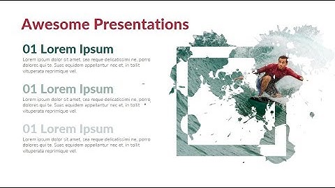 How to create creative splash effect in Microsoft PowerPoint. PPT tricks.