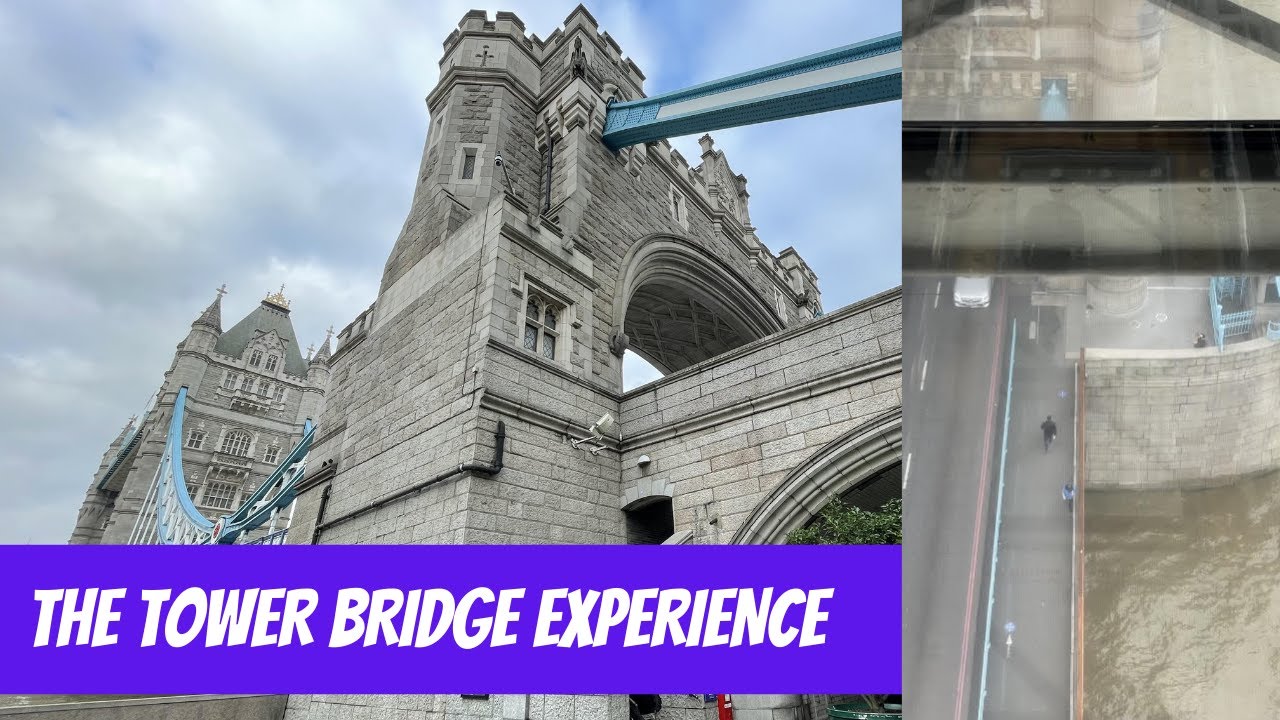 The Tower Bridge Experience | Gentle stroll over Tower Bridge & walking the Glass Floor! [4K]