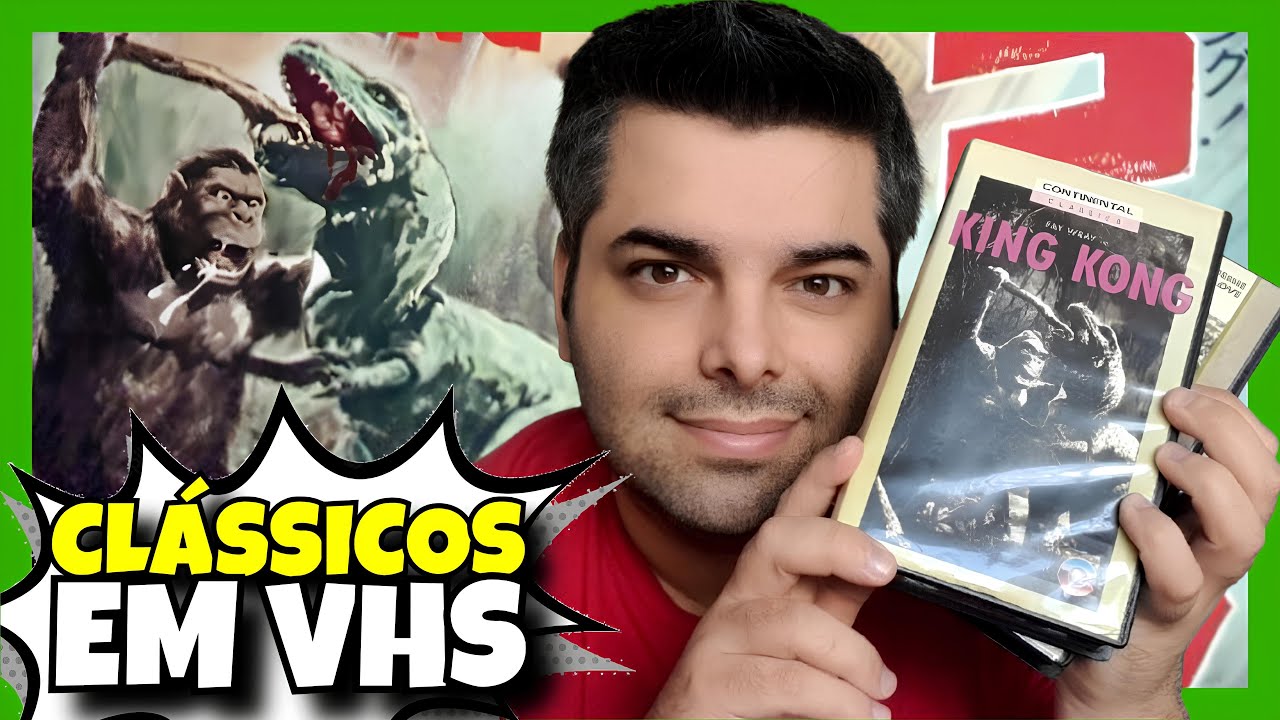 CLÁSSICOS EM VHS CONTINENTAL HOME VIDEO: KING KONG DE 1933 E UMA SURPRESINHA BOA PRA COLEÇÃO 📼🦖❤️
