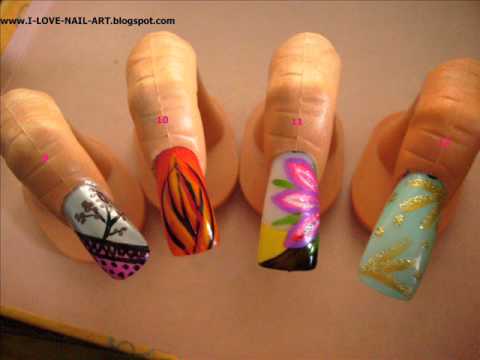 Nail Art Designs Vote 4 Tutorial 20 Hand Painted Nail Art Designs