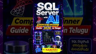 SQL Server with AI: Complete Beginner Guide 2026 in Telugu | SQL Server with AI | Naresh IT