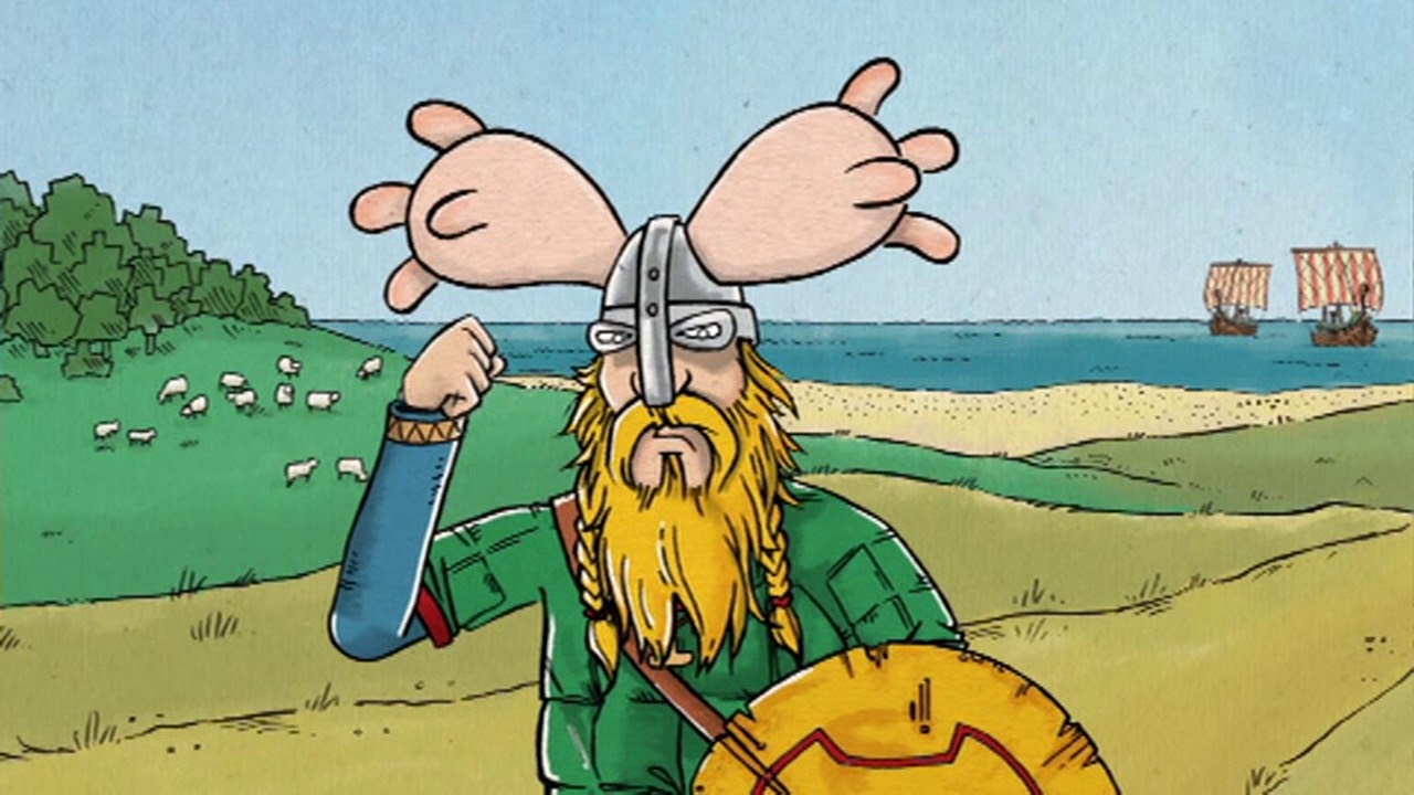 Horrible Histories Vicious Vikings myth of horned helmets YouTube