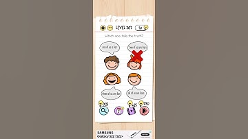 Brain test tricky puzzles level 307 one say truth