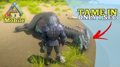 Tame Any Dino in only 1 Sec without Admin pass/God Console! - Ark MobileBest Taming Trick Setting