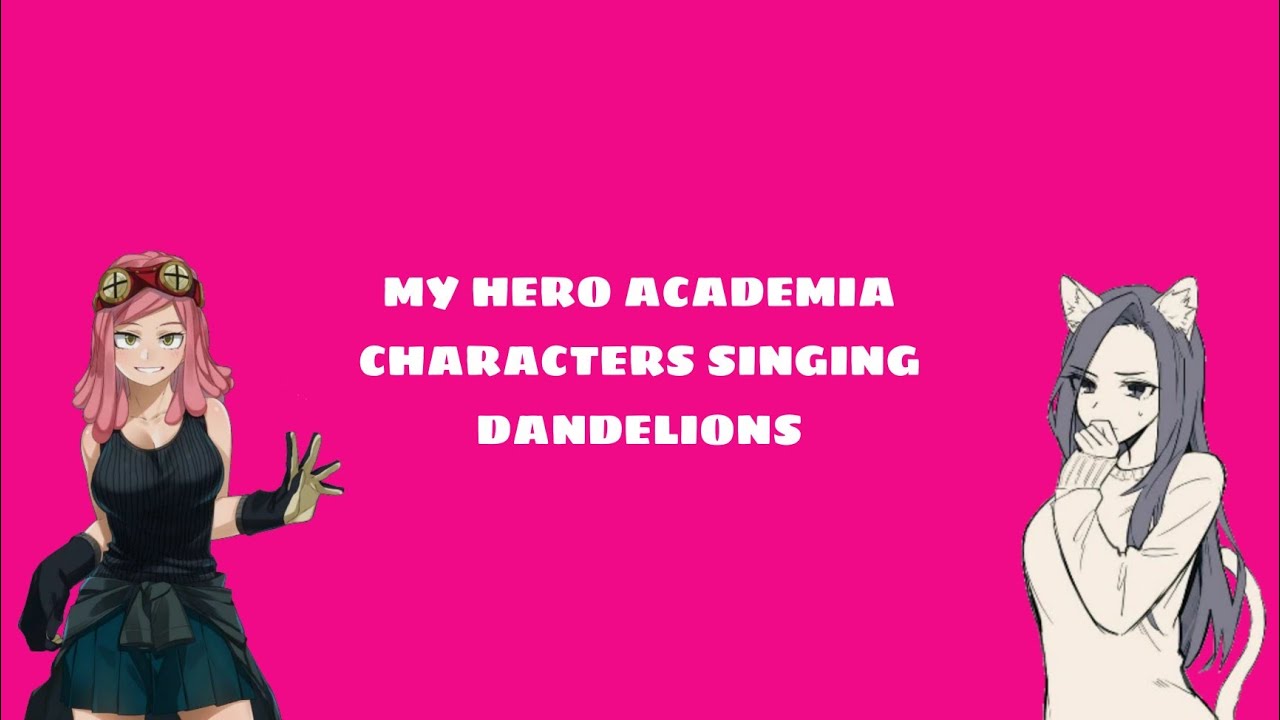 MHA Characters Singing 